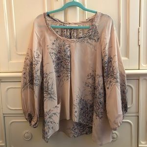 REBECCA TAYLOR floral blouse